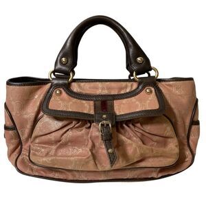 Celine Macadam Jacquard Handbag